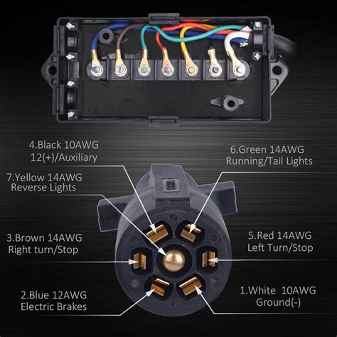 rv power junction box|7 way junction box wiring.